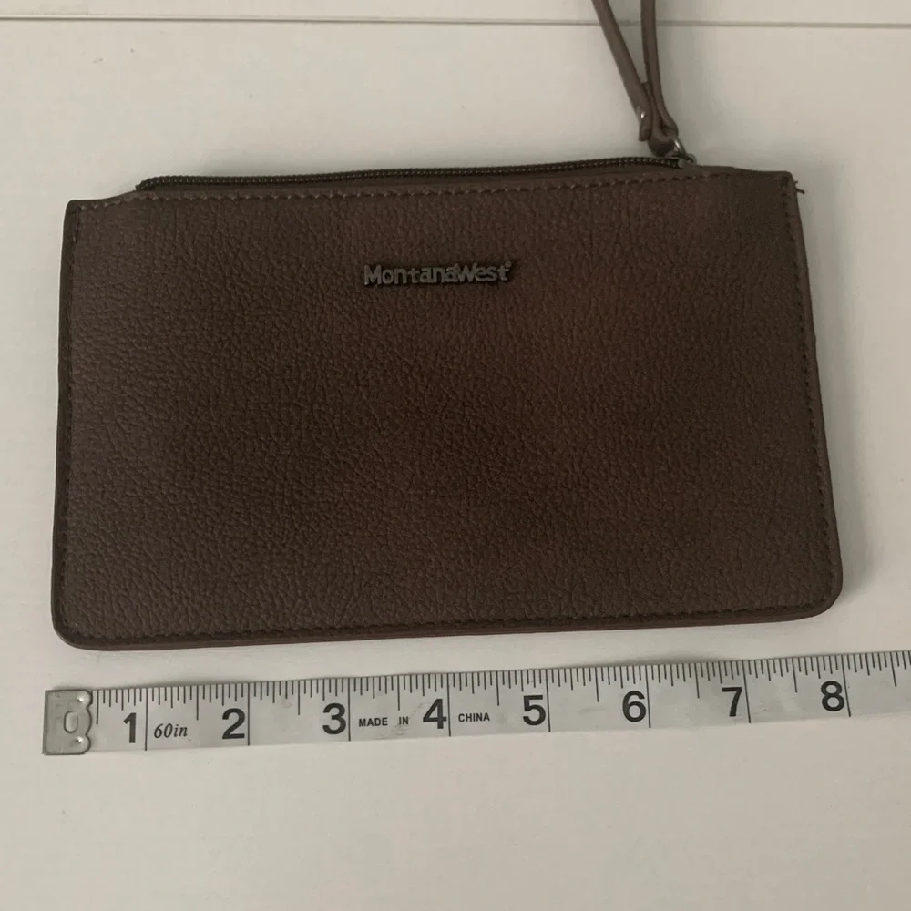 Montana West Brown Wristlet